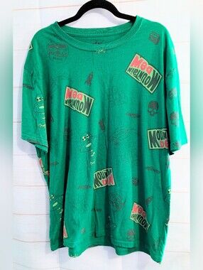 Rare 🙀 Mountain Dew Graphic Tee - Green 💚 Size 2X